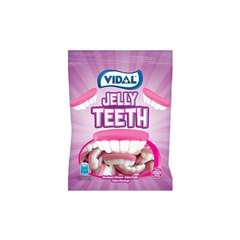 VIDAL Kummikommid Jelly Teeth 100g