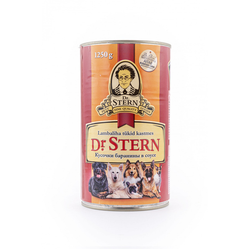 KAST 8 tk! Dr.Stern konserv lambaliha tükid 1250g