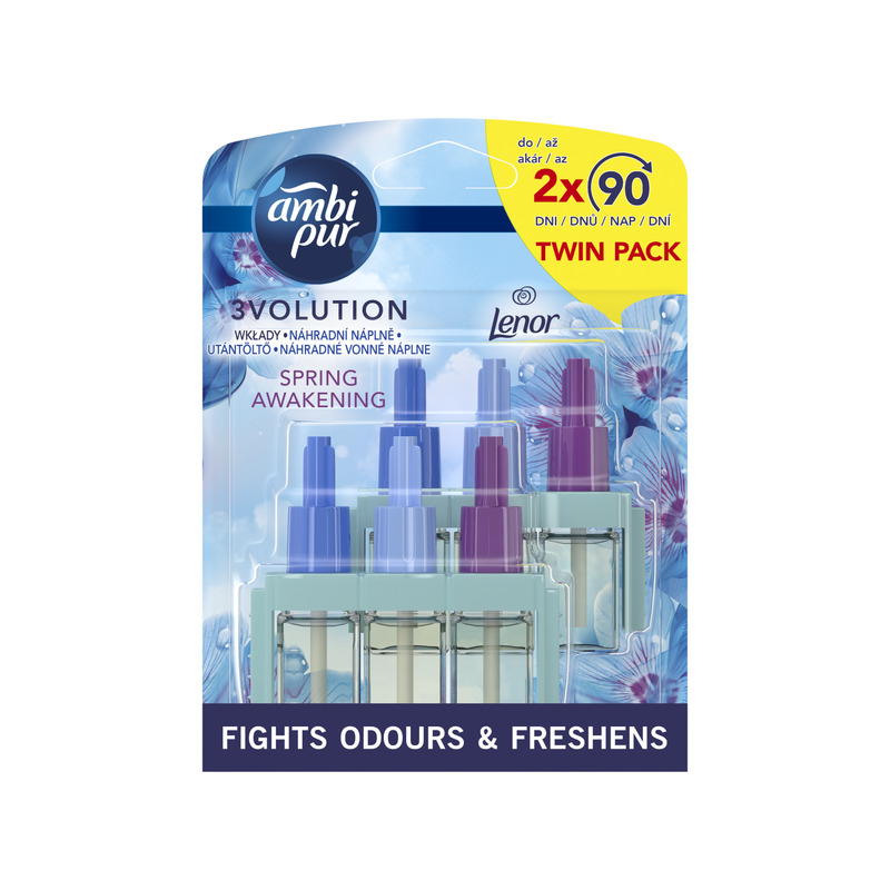 Ambi Pur 3Volution Spring Awakening Õhuvärskendaja Täitepakend, 2 x 20 ml