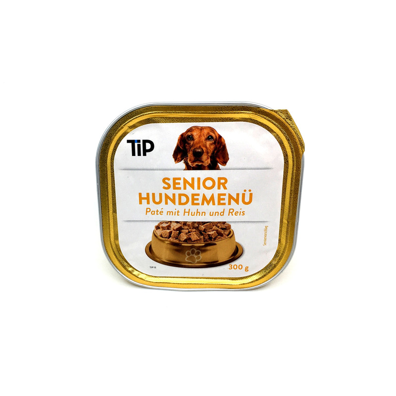 TIP Senior Pasteet koertele kana ja riisiga 300g