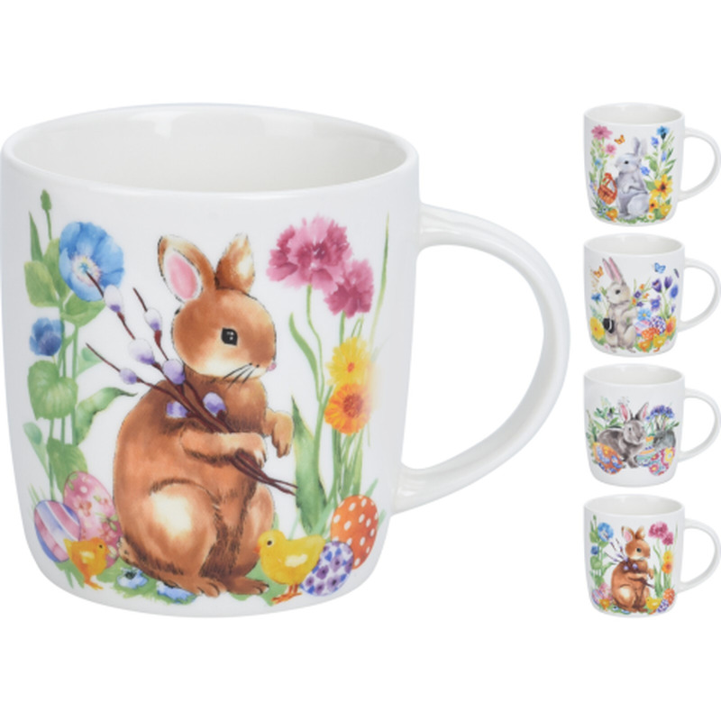 Kruus portselanist lihavõtte 370ml, värv ja kujundus võivad erineda ES26