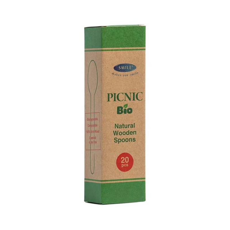 Lusikad kasepuidust, SMILE, 20 tk