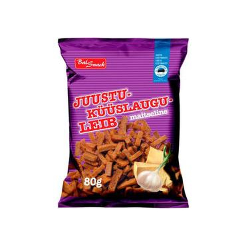 Juust.küüslaugumaits.leib BALSNACK 80g