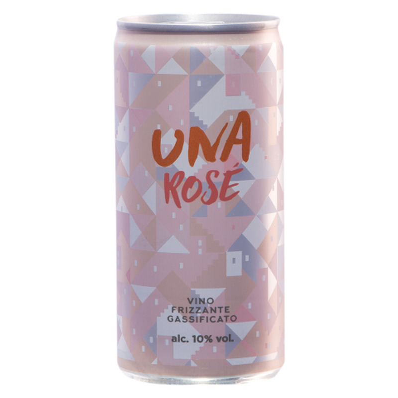 Gaseeritud poolvahuvein Una Rose 10%vol 0,2l