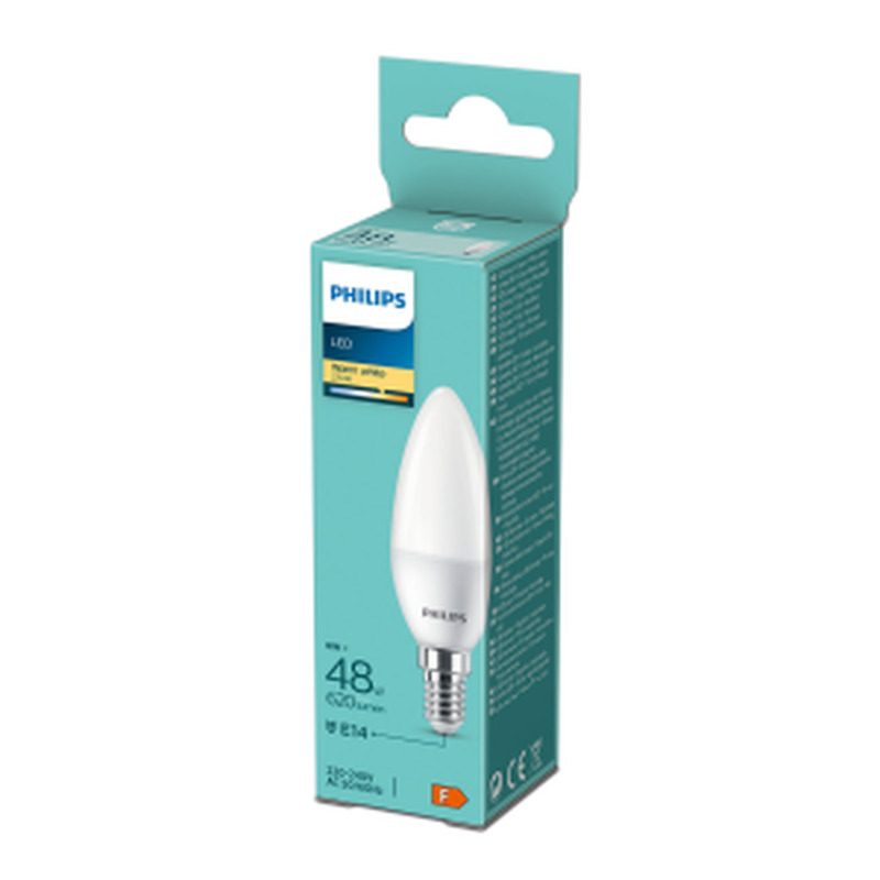LED lamp küünal B35 6,5W E14 620lm, PHILIPS, 1 tk
