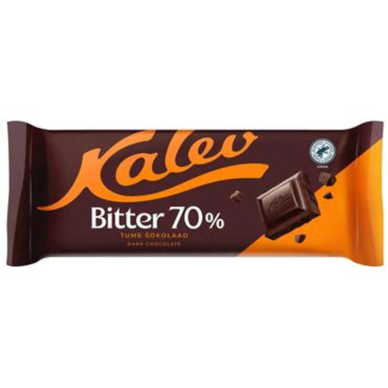 Tume šokolaad Bitter 70% KALEV 190g