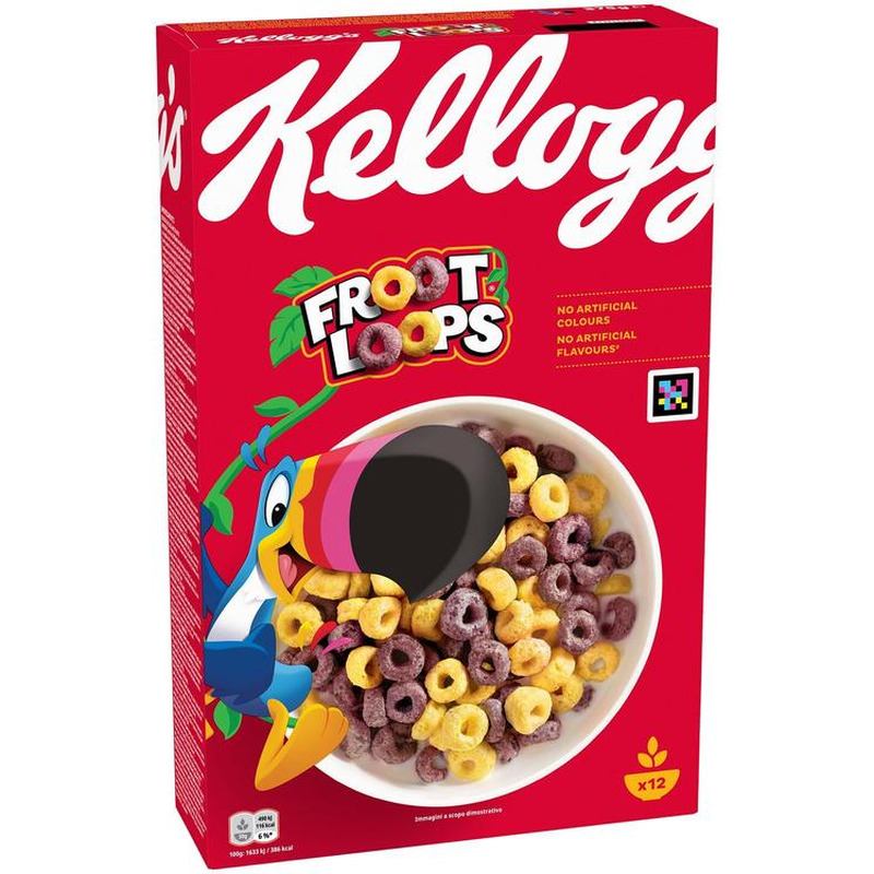 Kellogg`s Unicorn Froot Loops krõbinad, 375g
