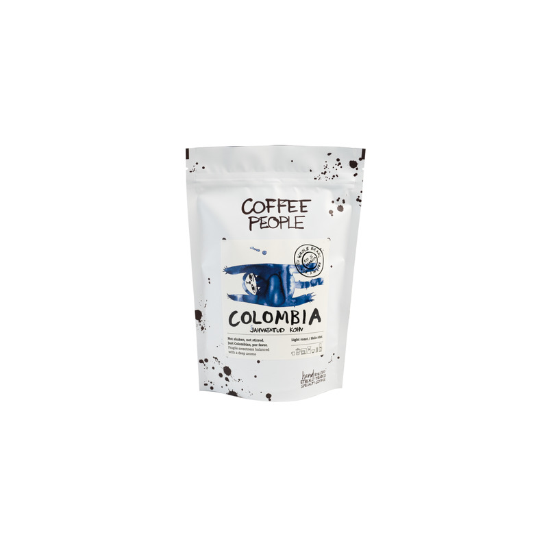 KAST 24 tk! Coffee People Columbia jahvatatud hele röst 250g