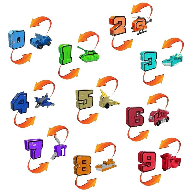 Transformeeruvad numbrid, POCKET MORPHERS, 1 tk