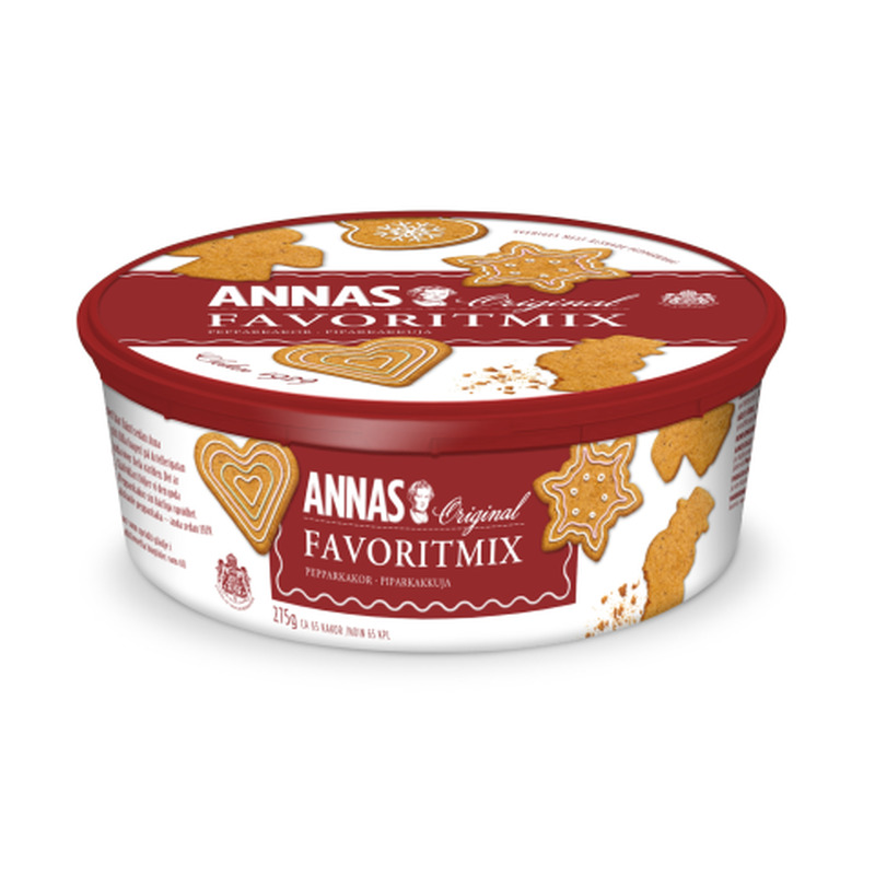 Piparkoogikujude Mix plastkarp Annas 275g