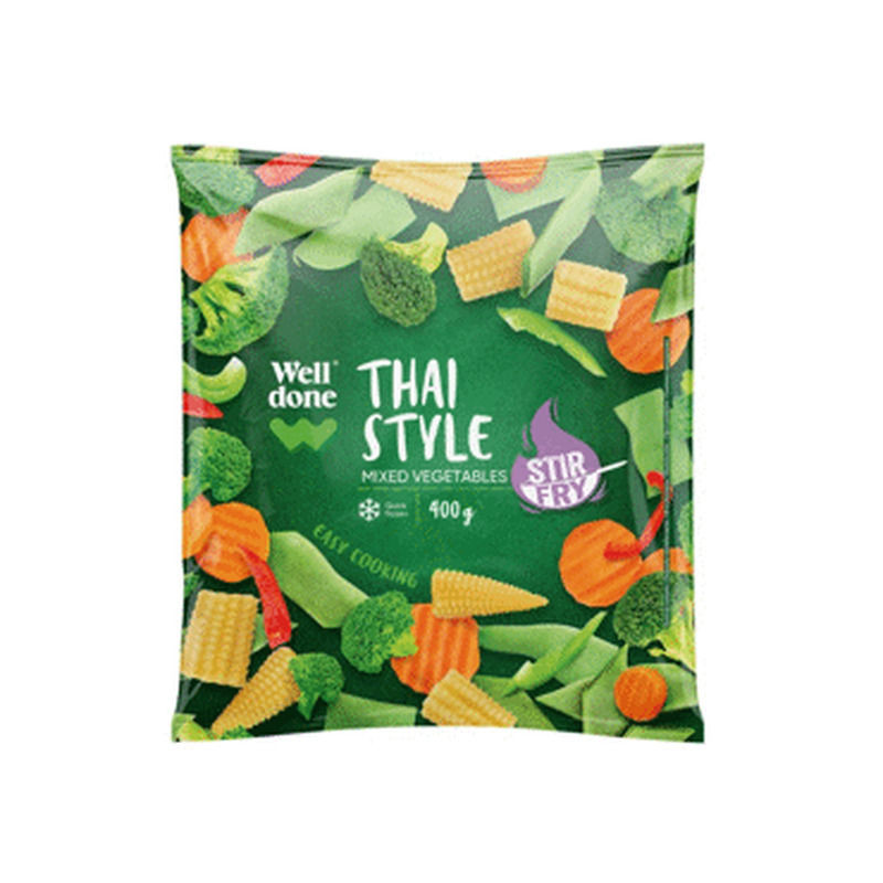 Külm.köögiviljad. Tai stiilis, 400g