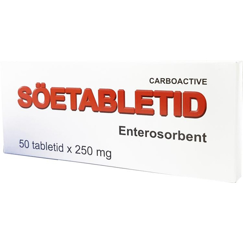 Söetabletid 250mg N50, 10 g