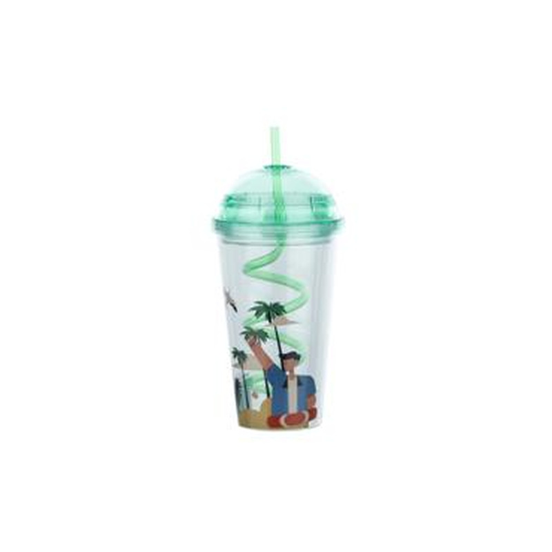Joogipudel kõrrega ILAJA 450ml