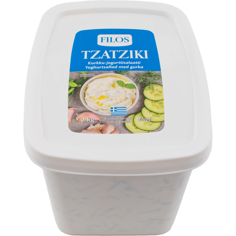 FILOS Tzatziki Kreeka kurgi-jogurtikaste 2kg(laktoosivaba)