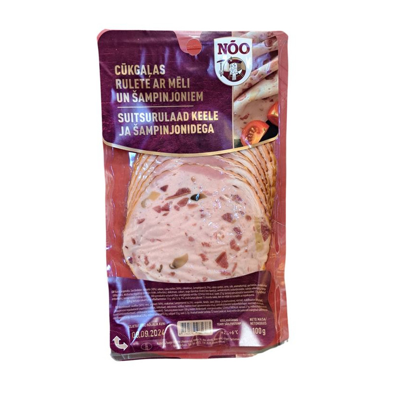 Nõo Suitsurulaad Keele ja Šampinjonidega 100g