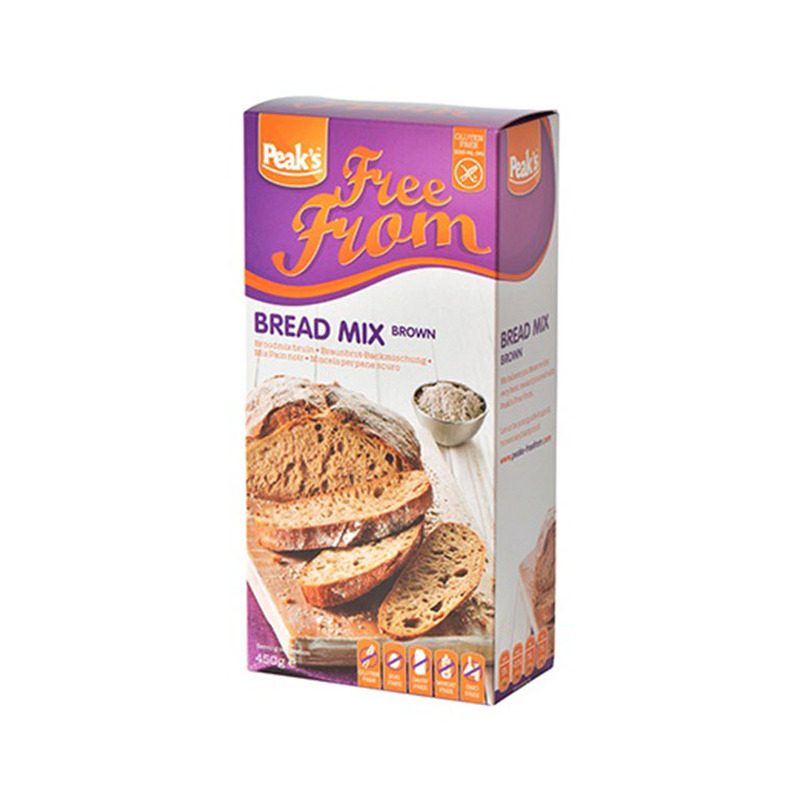 Leivajahu segu, pruun, glut. vaba, PEAK`S, 450g