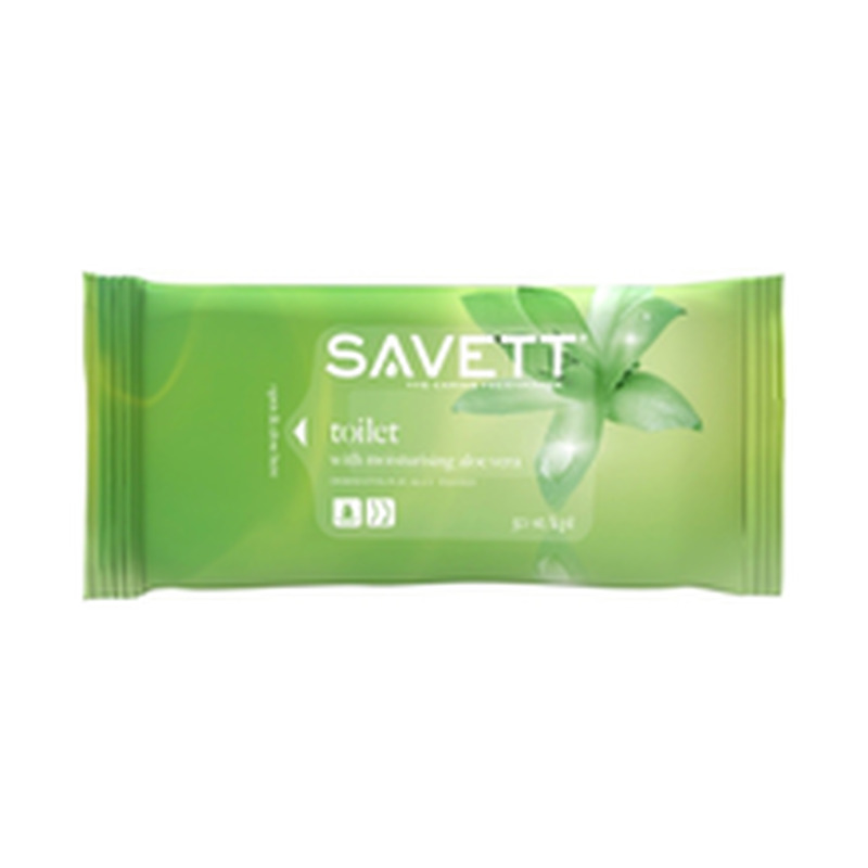 SAVETT TOILET niisutusrätikud 50KPL
