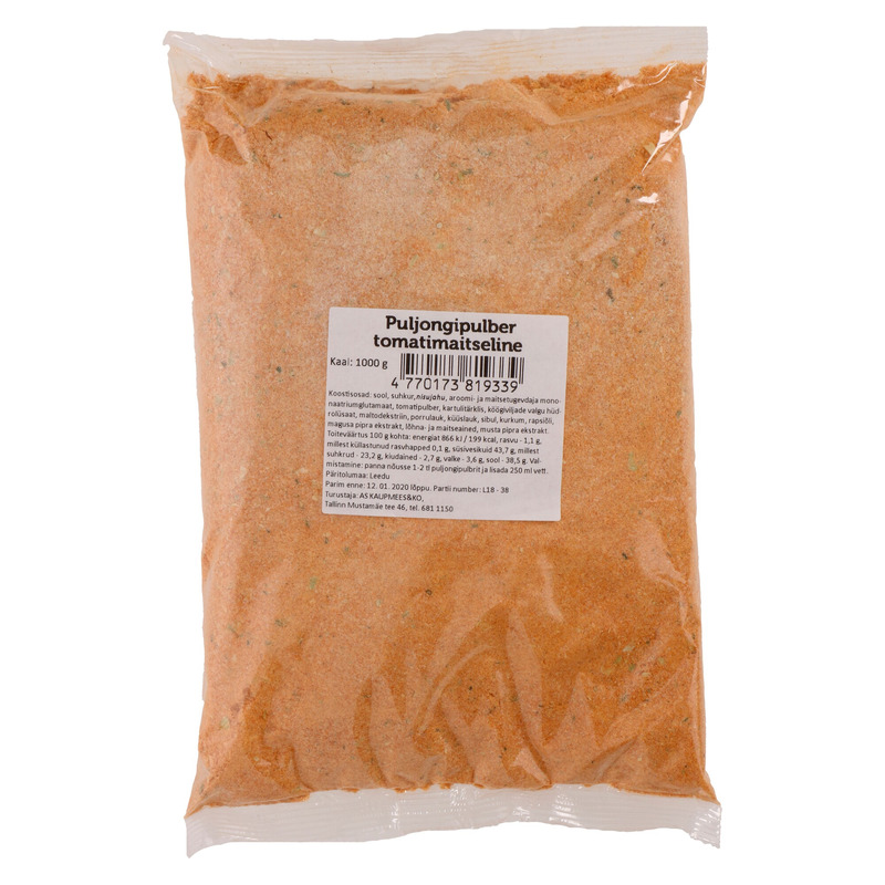 VALDORFO Puljongipulber tomatimaitseline 1kg