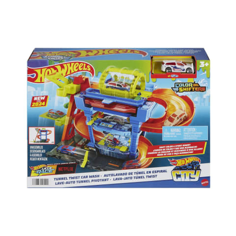 Mänguasi komplekt Hot Wheels City värvimuutev autopesula