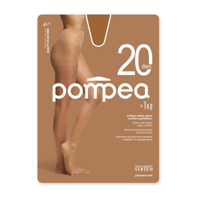 Naiste sukkpüksid Pompea Top 20 ambrato 1/2