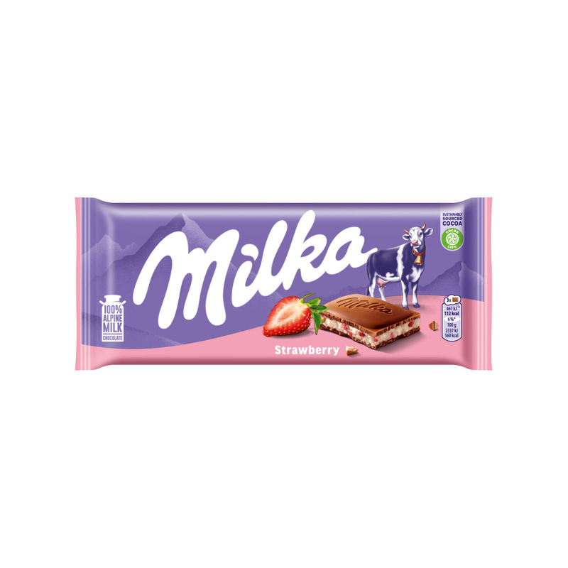 KAST 22 tk! Milka piimašokolaad maasika 100 g