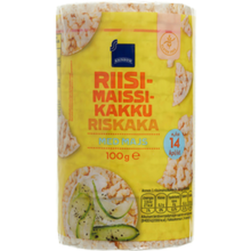 Rainbow riis-maisi vahvlid 100 g