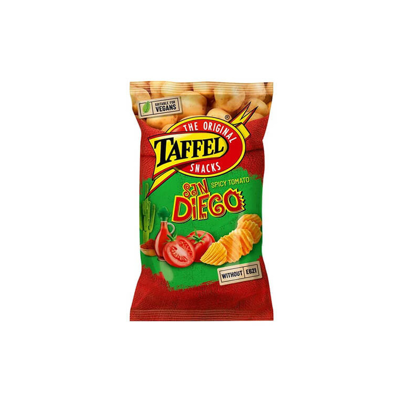 Kartulikrõpsud Tomatimaitselised San Diego, TAFFEL, 180g