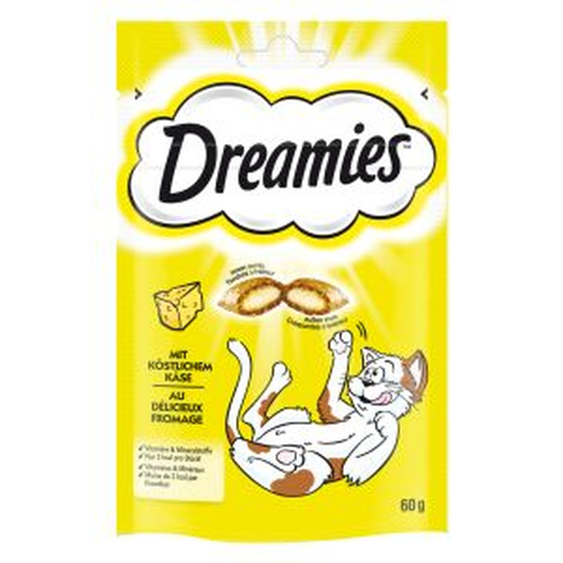 Kassi suupiste juustuga, DREAMIES, 60 g