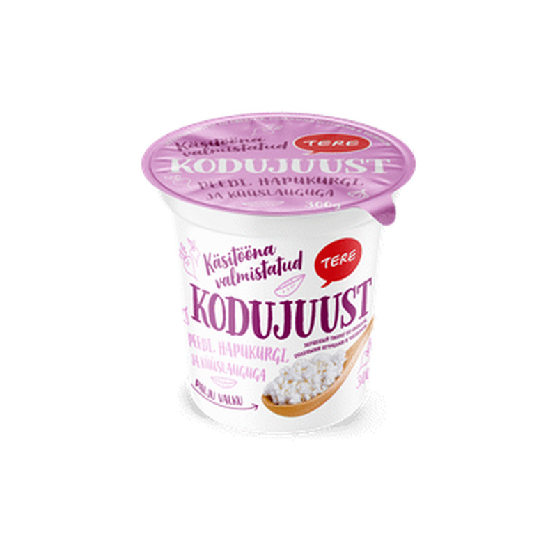 Kodujuust TERE peedi-h.kurgi-küüsl.,300g