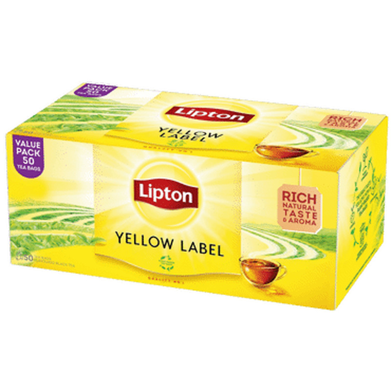 Must tee Yellow Label LIPTON 50x2g