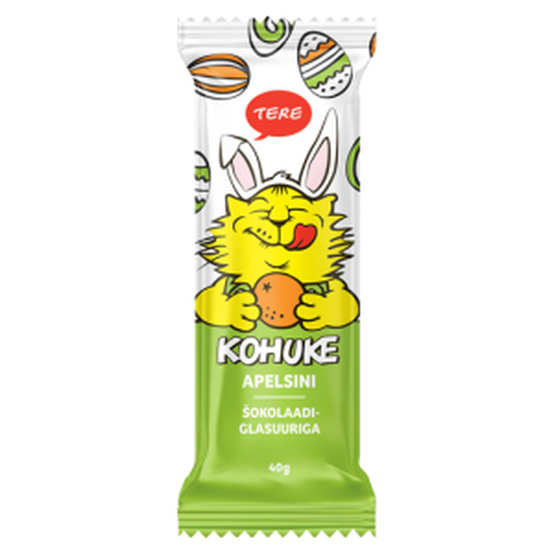 Tere kohuke apelsini shokolaadiglas.40g