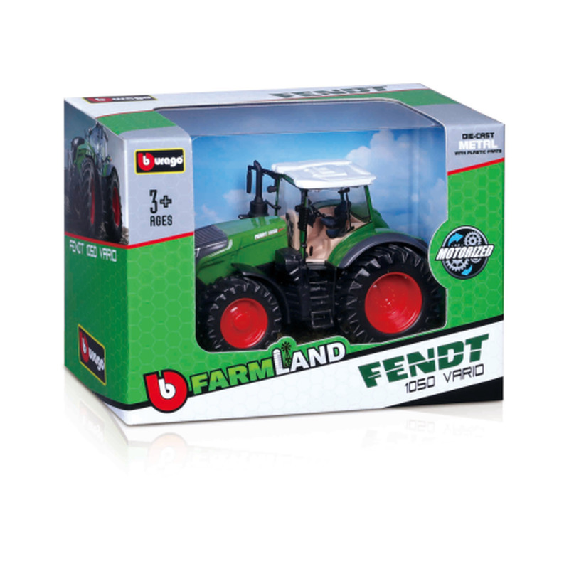 Mänguasi põllutraktor Bburago 10cm, värv ja kujundus võivad erineda 18-31610