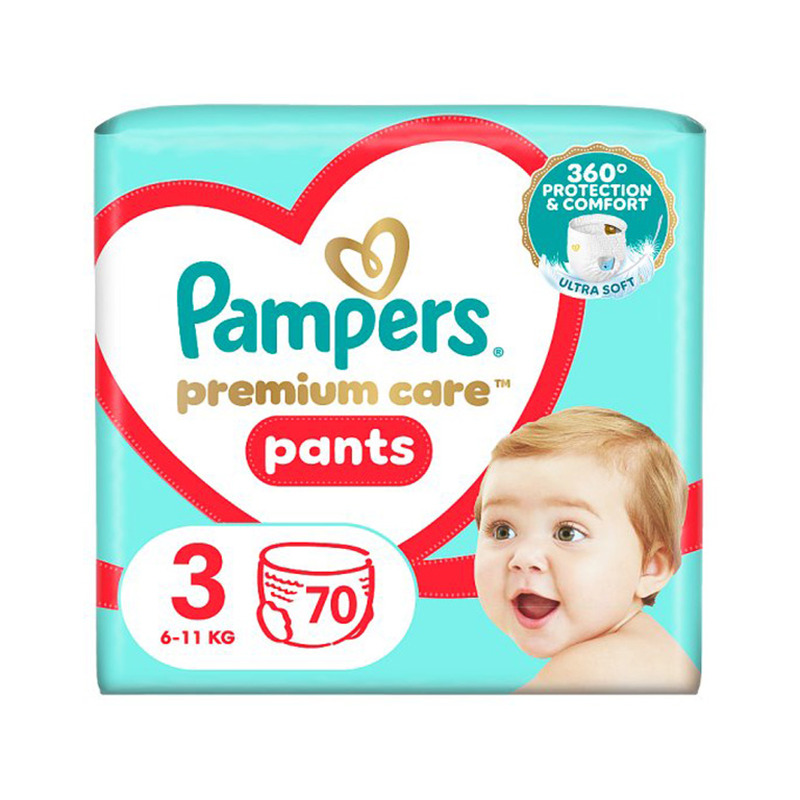 Püksmähkmed PAMPERS Premium Care S3 70tk
