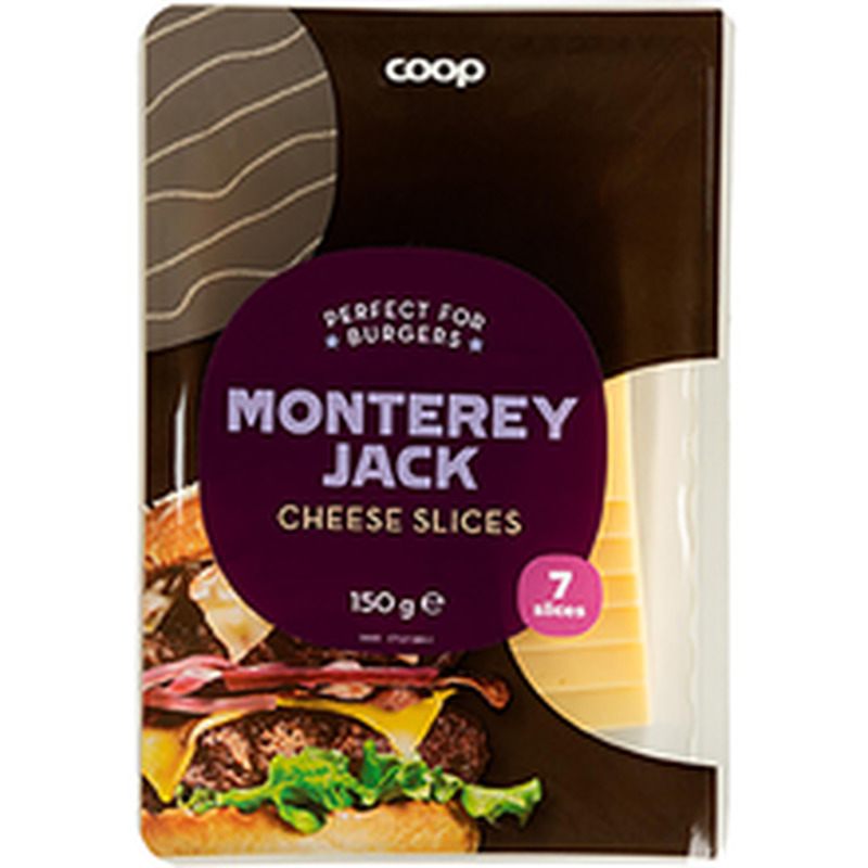 Monterey Jack viilutatud juust, 31% rasva, 7 viilu, 150g