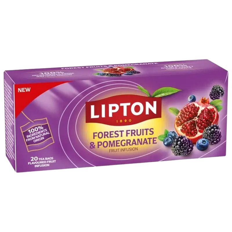 Lipton puuviljatee metsamarjade ja granaatõunaga 32g