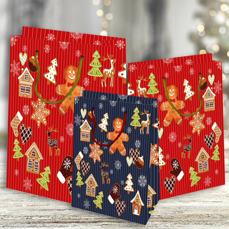 Kinkekott sangadega 33x10x45cm (florio,jõulud)