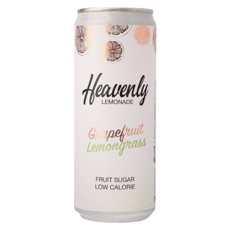 Karboniseeritud karastusjook greibi-sidrunheinamaitseline Heavenly Lemonade 0,33l purk