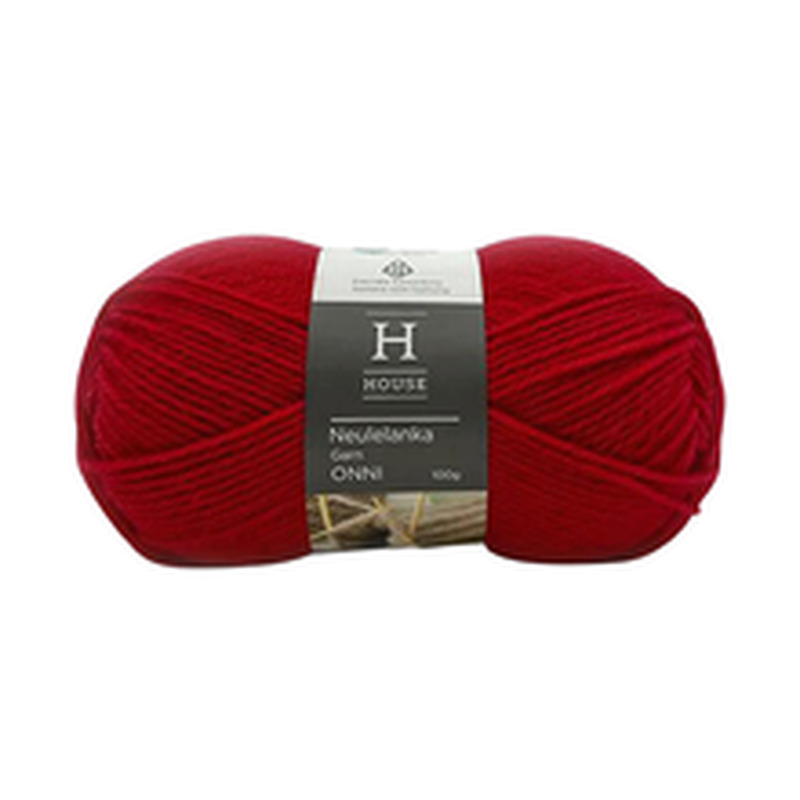 Lõng Onni 100g Vill-Polüamiid Punane