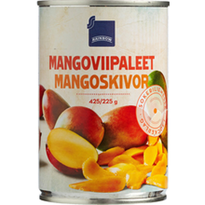 Mangoviilud suhkruleemes 425/225 g