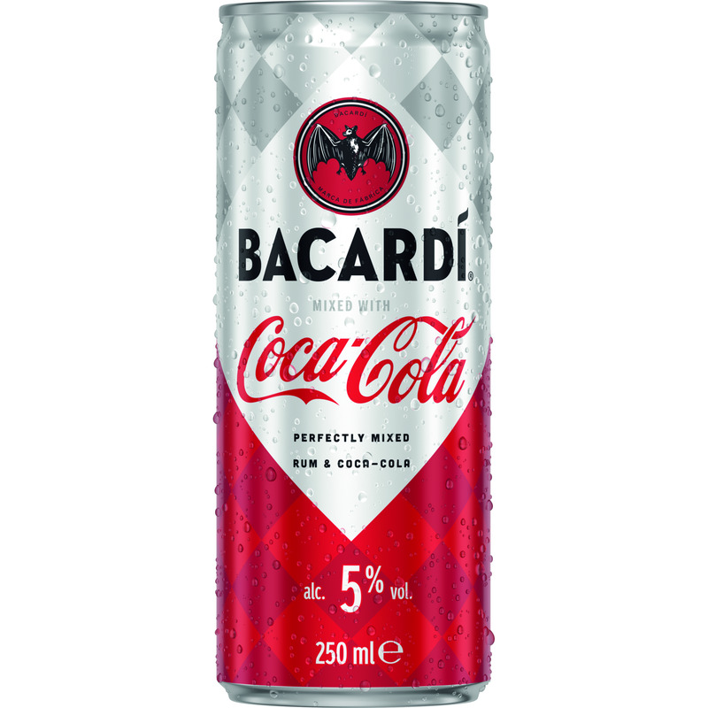 BACARDI Rum & Cola 5% 25cl (purk)