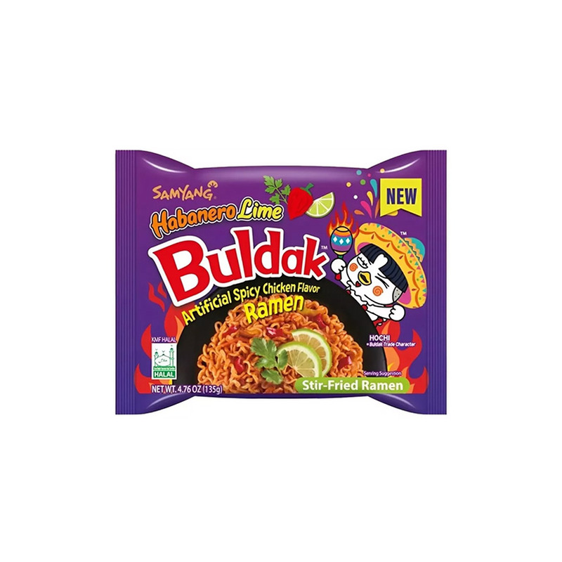 Kiirnuudlid Samyang Hot Chicken Ramen Habanero Lime 135g