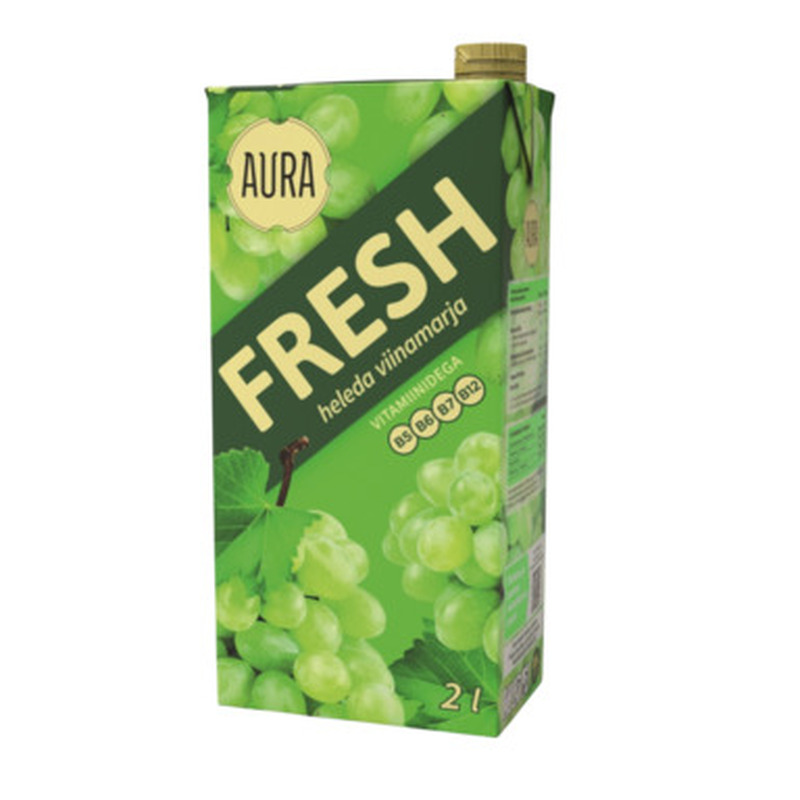 Mahlajook hele viinamari, AURA FRESH, 2 l