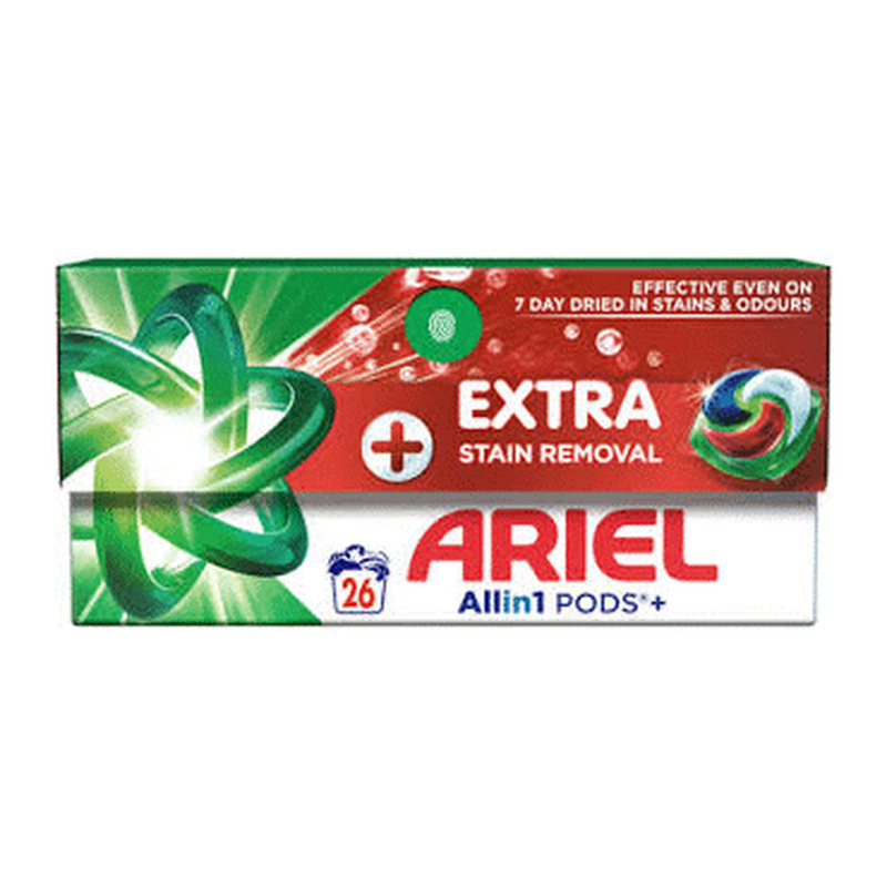 Pesukapslid ARIEL Extra Clean+ 26pk