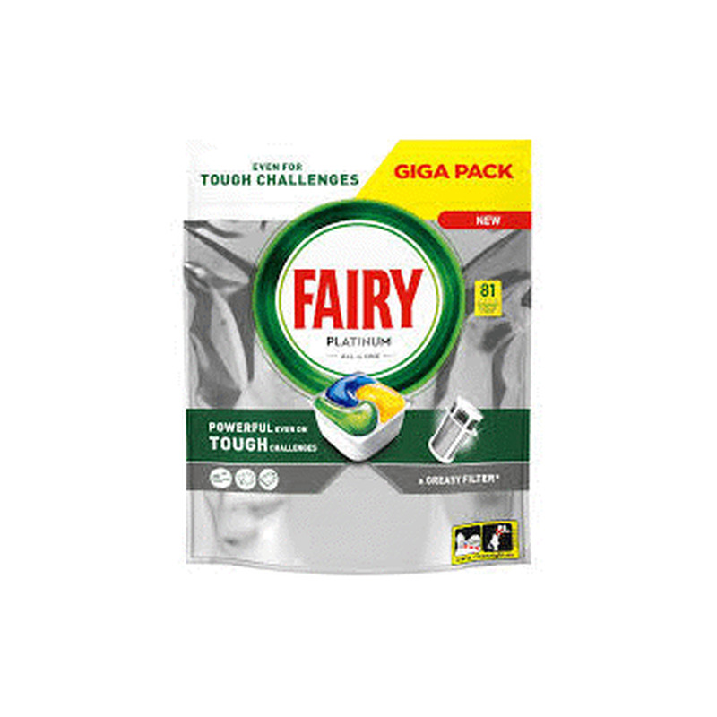 Kapslid FAIRY Platinum Lemon 81tk