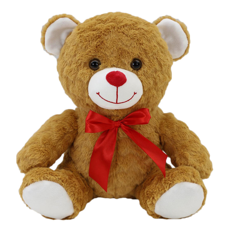 Pehme mänguasi karu paelaga 30cm pruun SS25