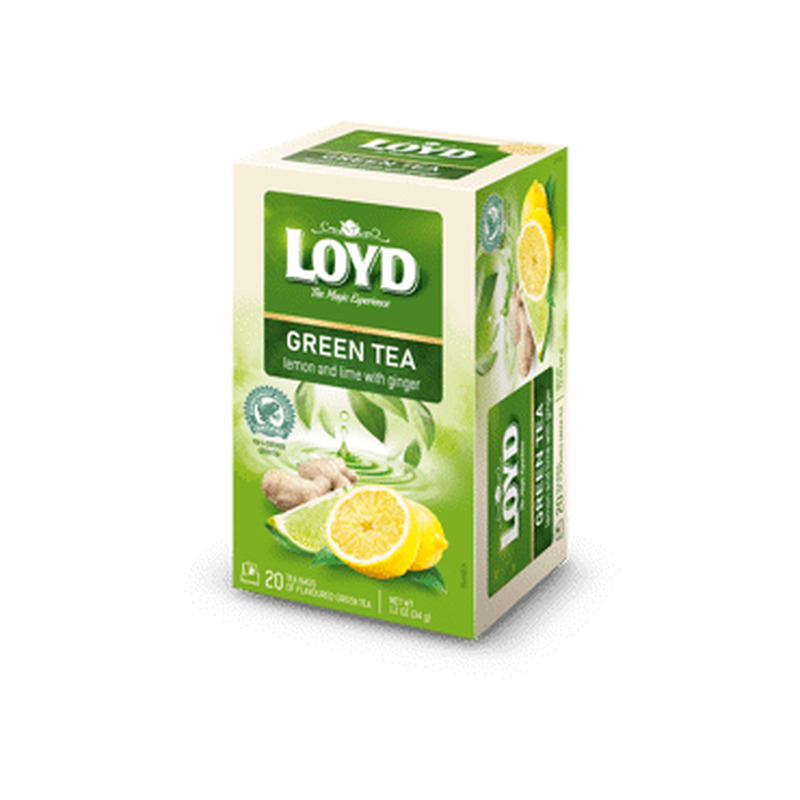 Roheline tee LOYD sidrun ja laim 20x1,7g