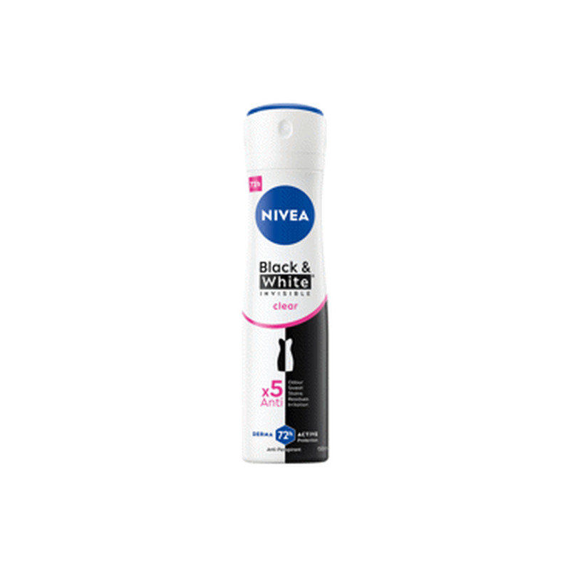 Deodorant NIVEA Black&White Clear 150ml