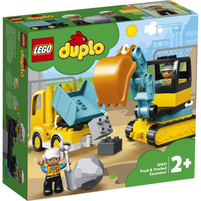 Mängukomplekt Veok ja roomikekskavaator LEGO 10931
