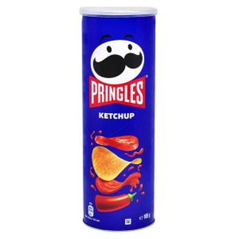 Kartulikrõpsud ketšupi, PRINGLES, 165 g