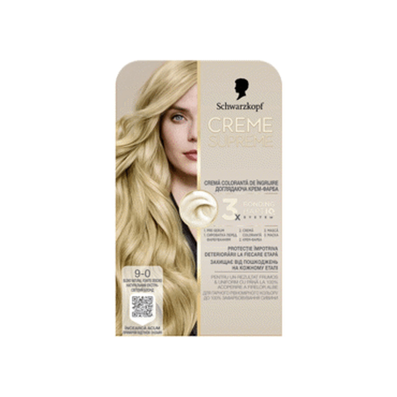 Püsivärv SCHWARZKOPF CREME SUPREM 9-0